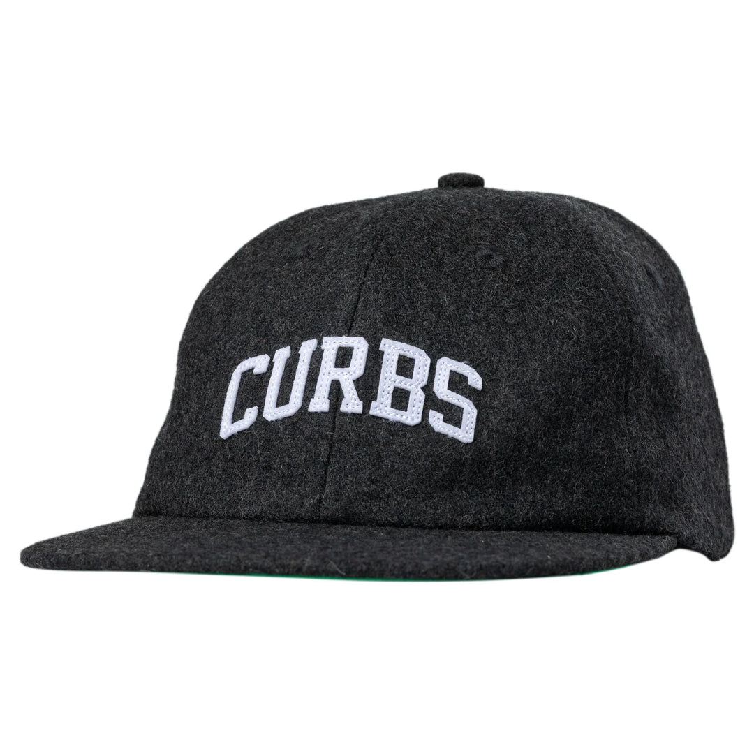REAL Curbs Strapback Hat Charcoal
