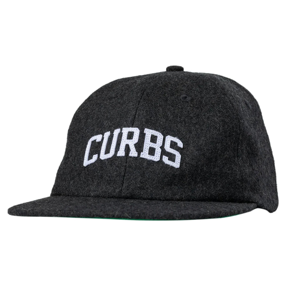 REAL Curbs Strapback Hat Charcoal