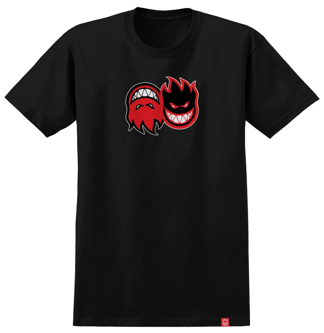 SPITFIRE Youth Eternal Flame Tee Black/Red