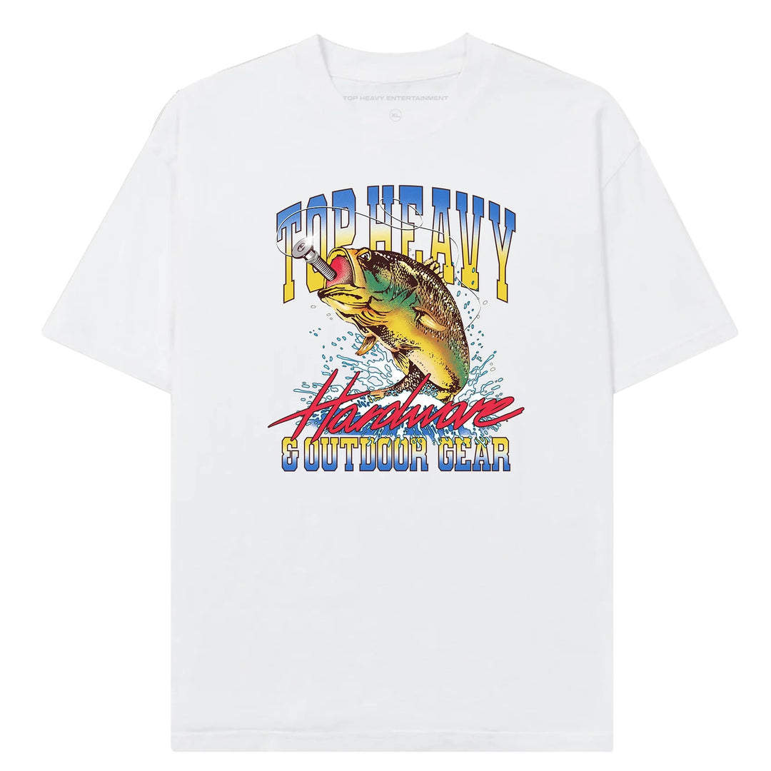 TOP HEAVY Sportsman Tee White