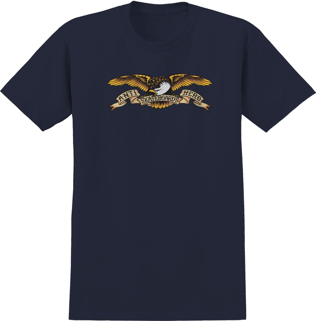 ANTIHERO Eagle Tee Navy - Impact Skate