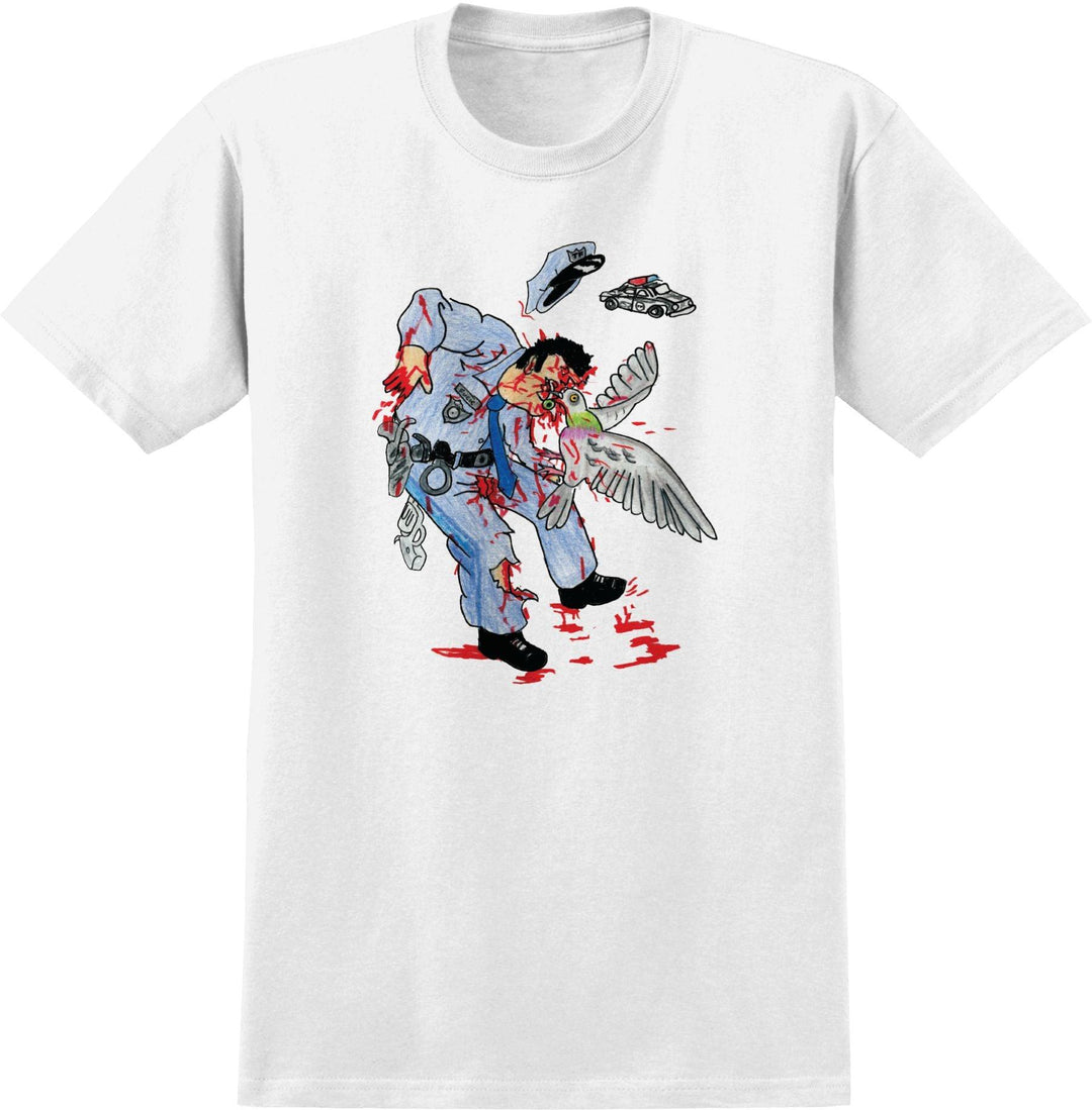 ANTIHERO Pigeon Attack Tee White - Impact Skate