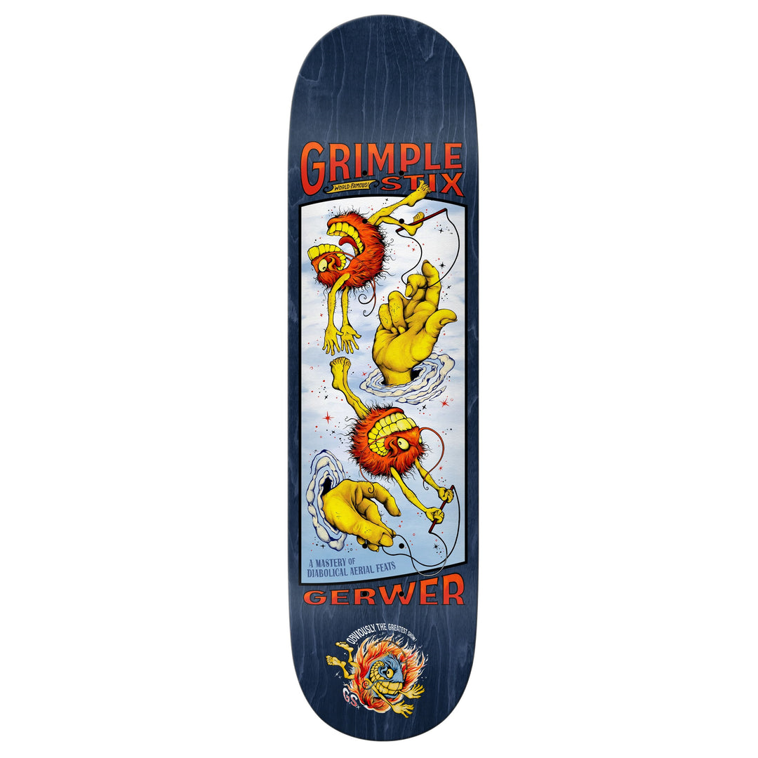 ANTI HERO Gerwer Grimple Obvious Greats Deck 8.25