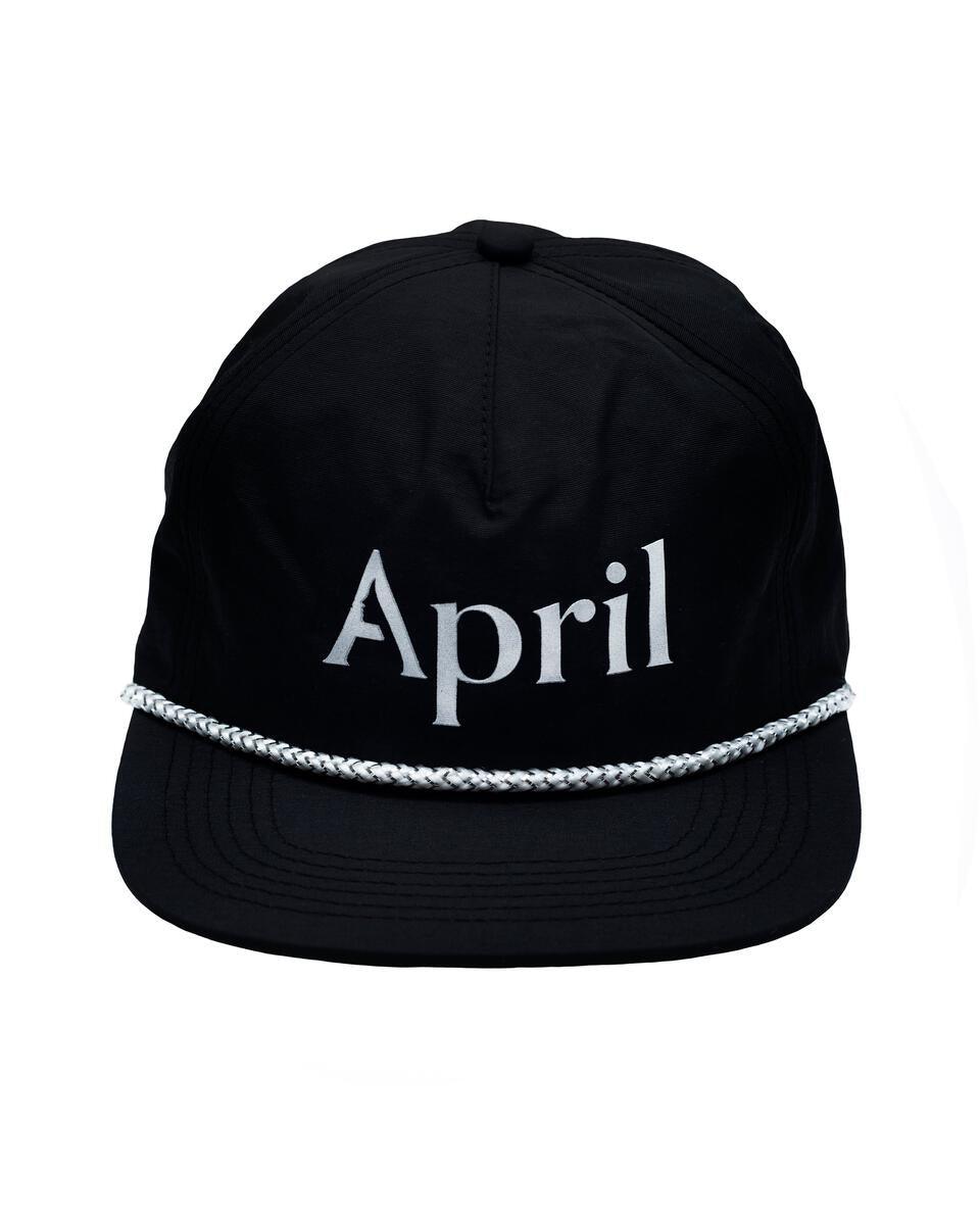 APRIL Chrome Logo Hat Black - Impact Skate