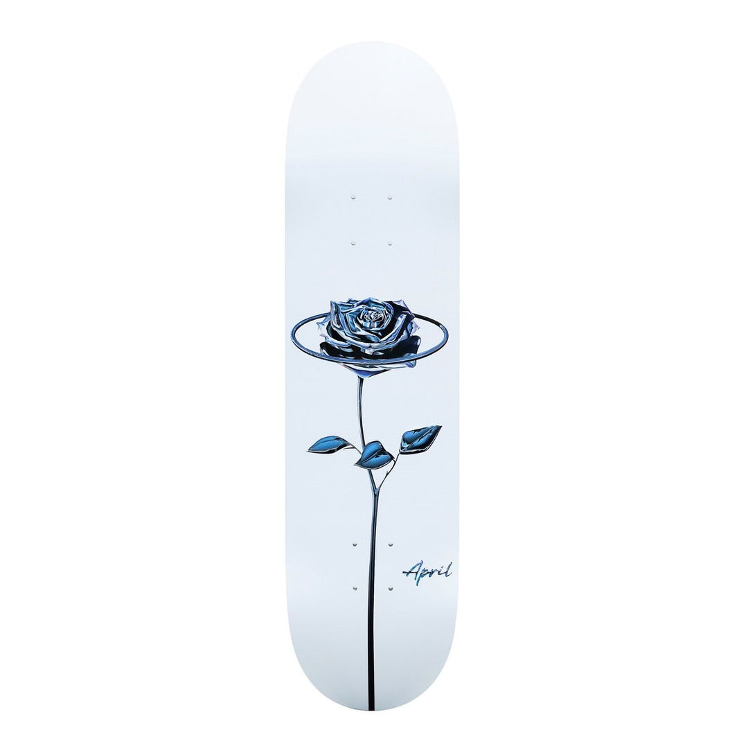 APRIL Chrome Rose White Deck 8.5