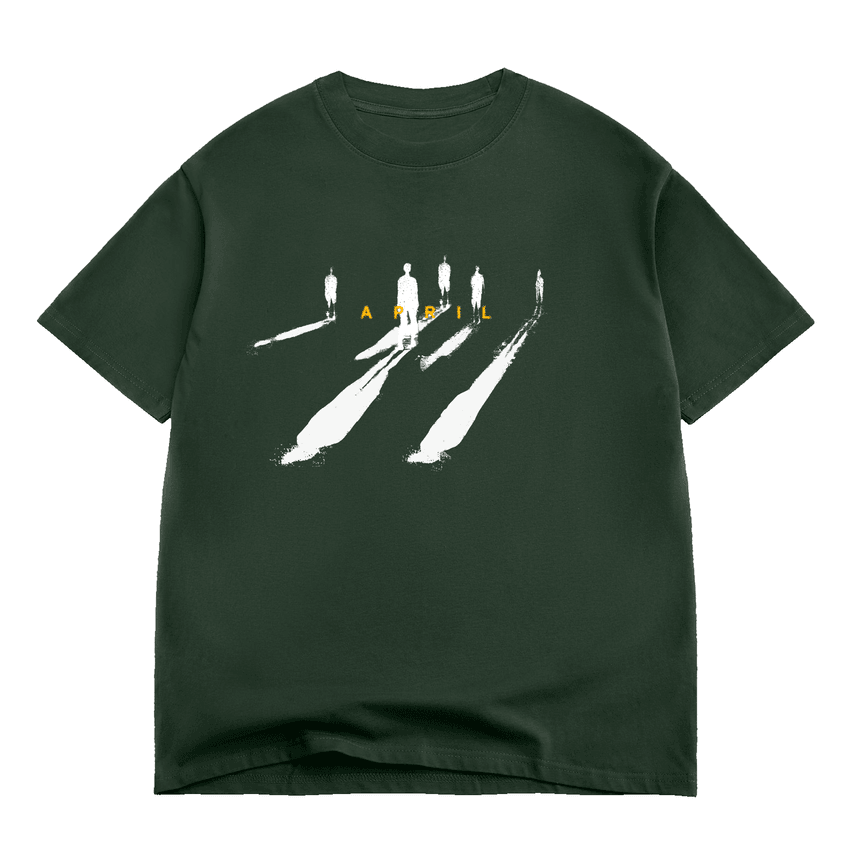 APRIL Shadows Tee Forest Green