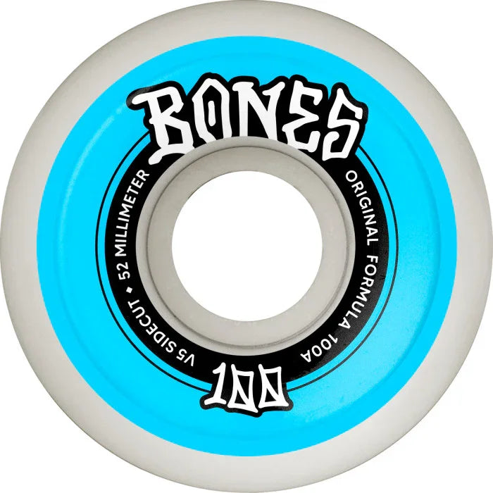 BONES 52mm 100's OG Formula V5 Sidecut Wheels