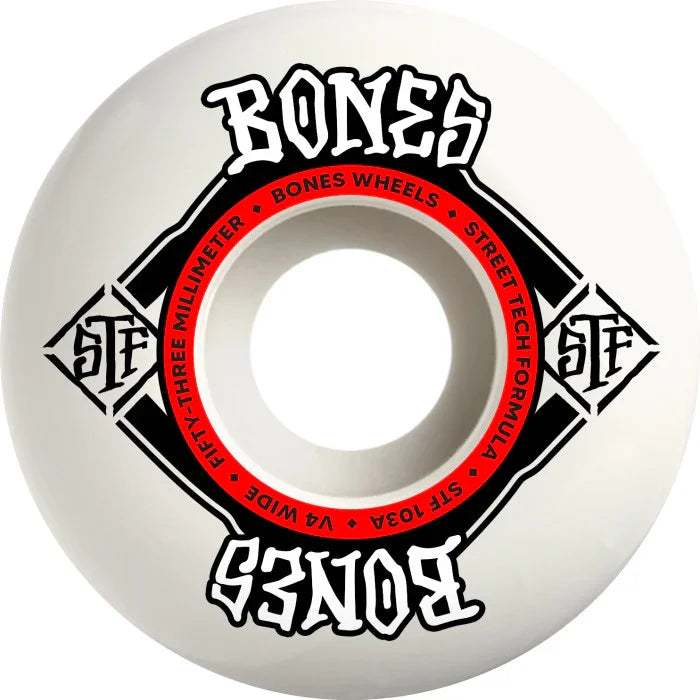 BONES 53mm Street Tech Formula V4 Wide Wheels