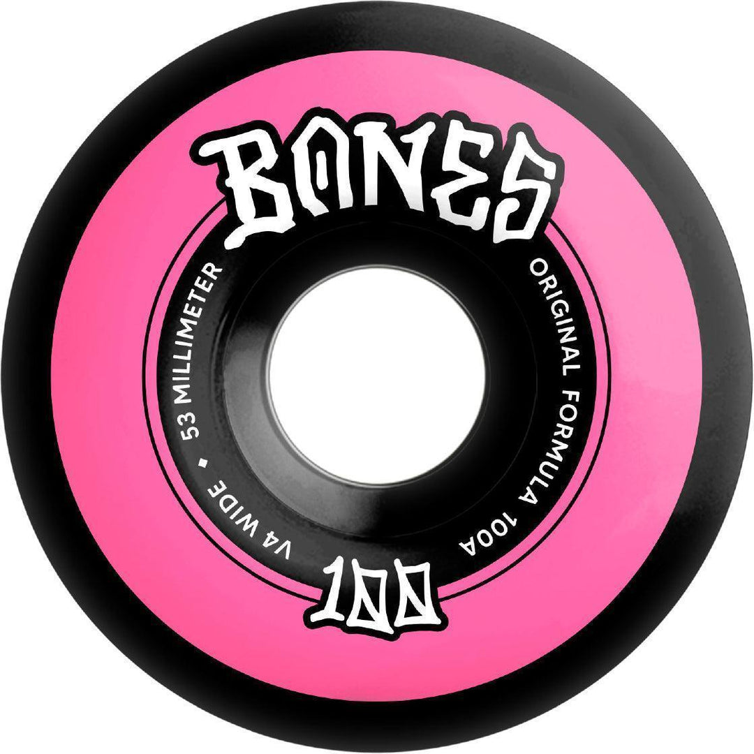 BONES 53mm Wide 100's OG Formula V4 Original Wheels