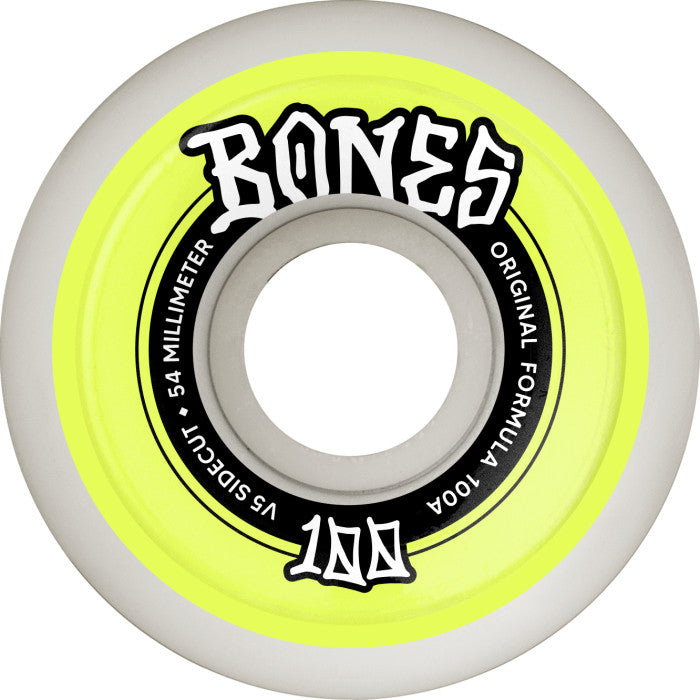 BONES 54mm 100's OG Formula V5 Sidecut Wheels