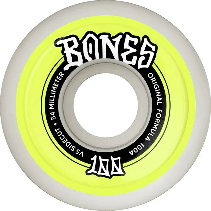 BONES 54mm 100's OG Formula V5 Sidecut Wheels
