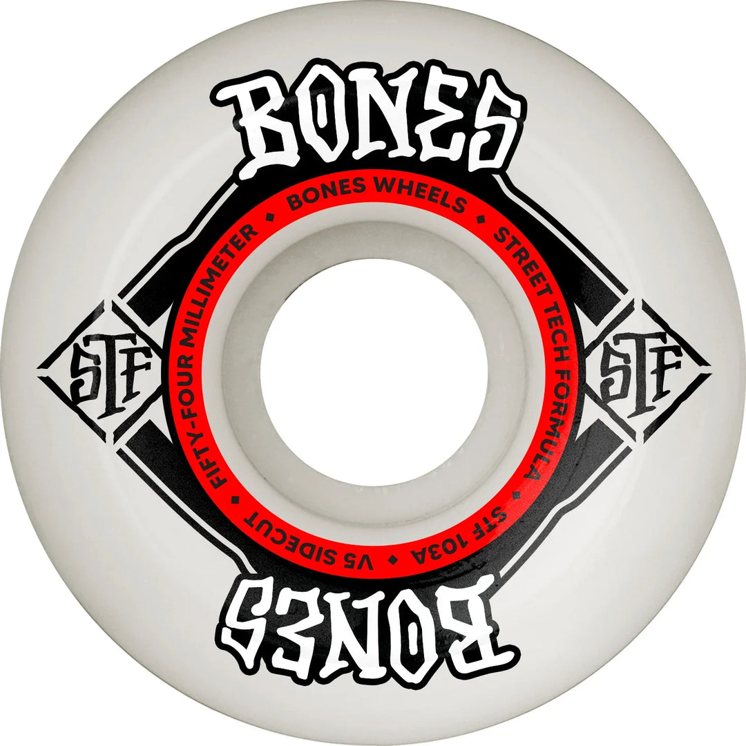 BONES 54mm Street Tech Formula V5 Sidecut Wheels