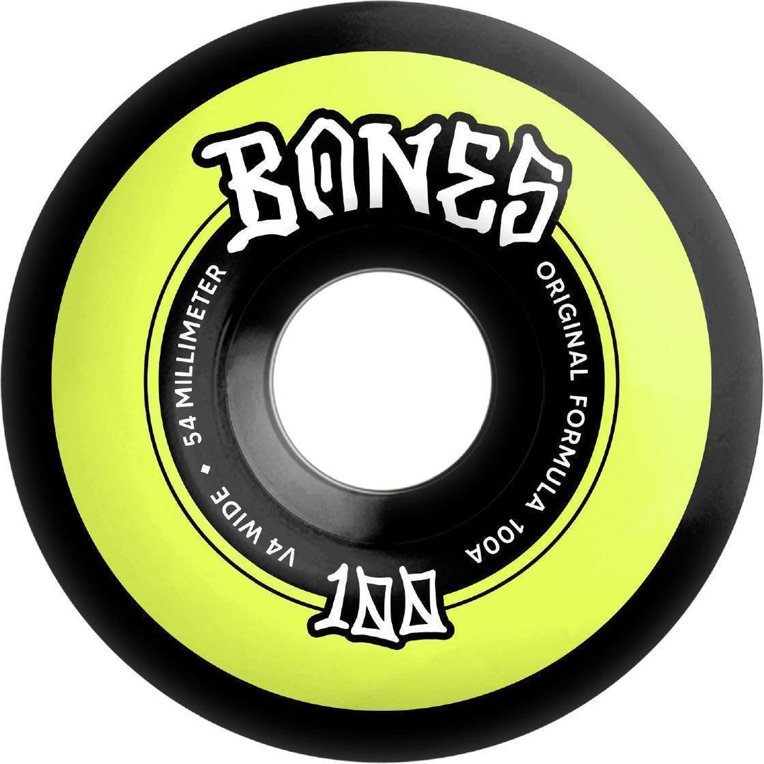 BONES 54mm Wide 100's OG Formula V4 Original Wheels
