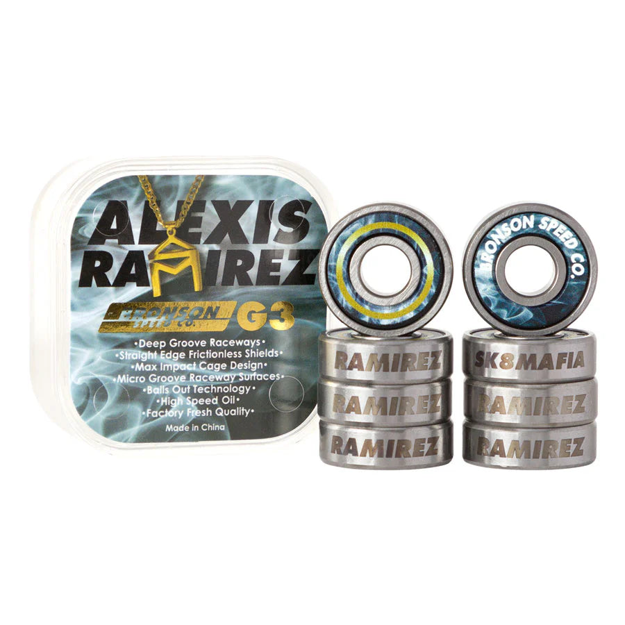 BRONSON Alexis Ramirez Pro G3 Skateboard Bearings
