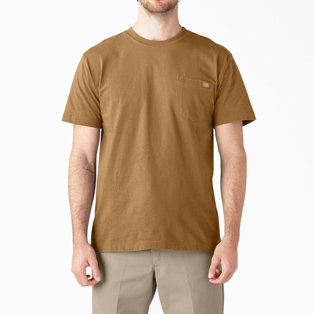 DICKIES Heavyweight Pocket Tee Brown Duck