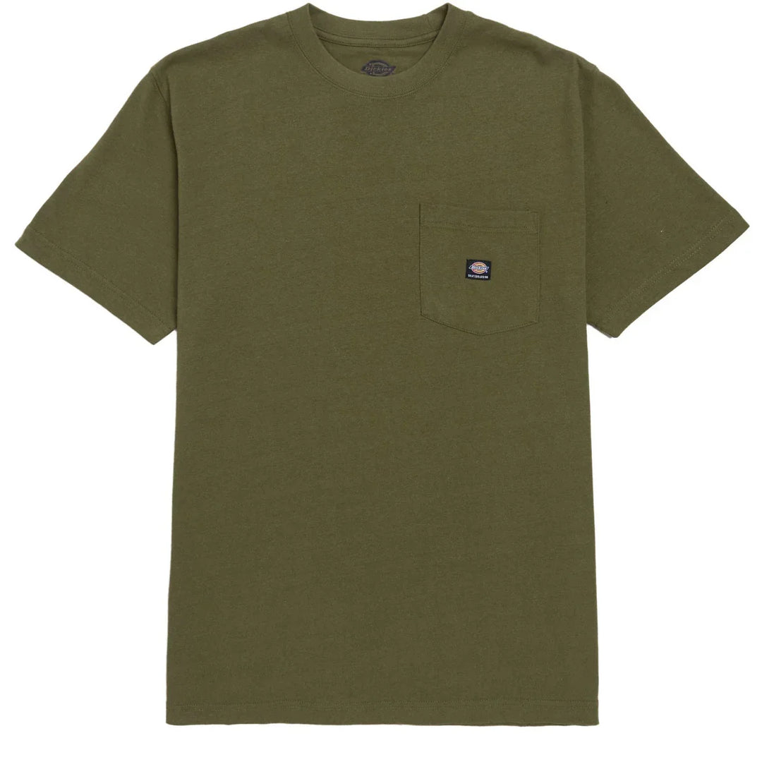 DICKIES Heavyweight Pocket Tee Dark Olive