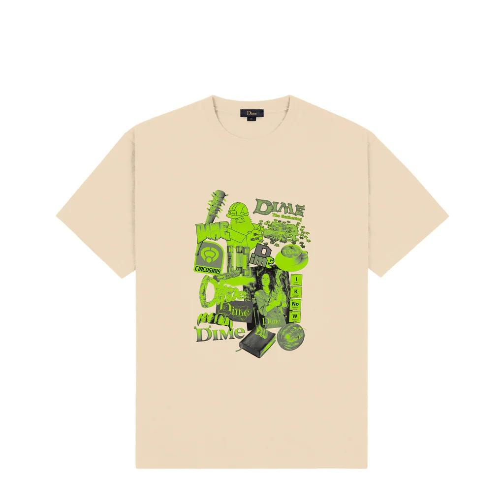 【DIME】 Collage T-Shirt Fog DIME Collage Tee Fog – Impact Skate