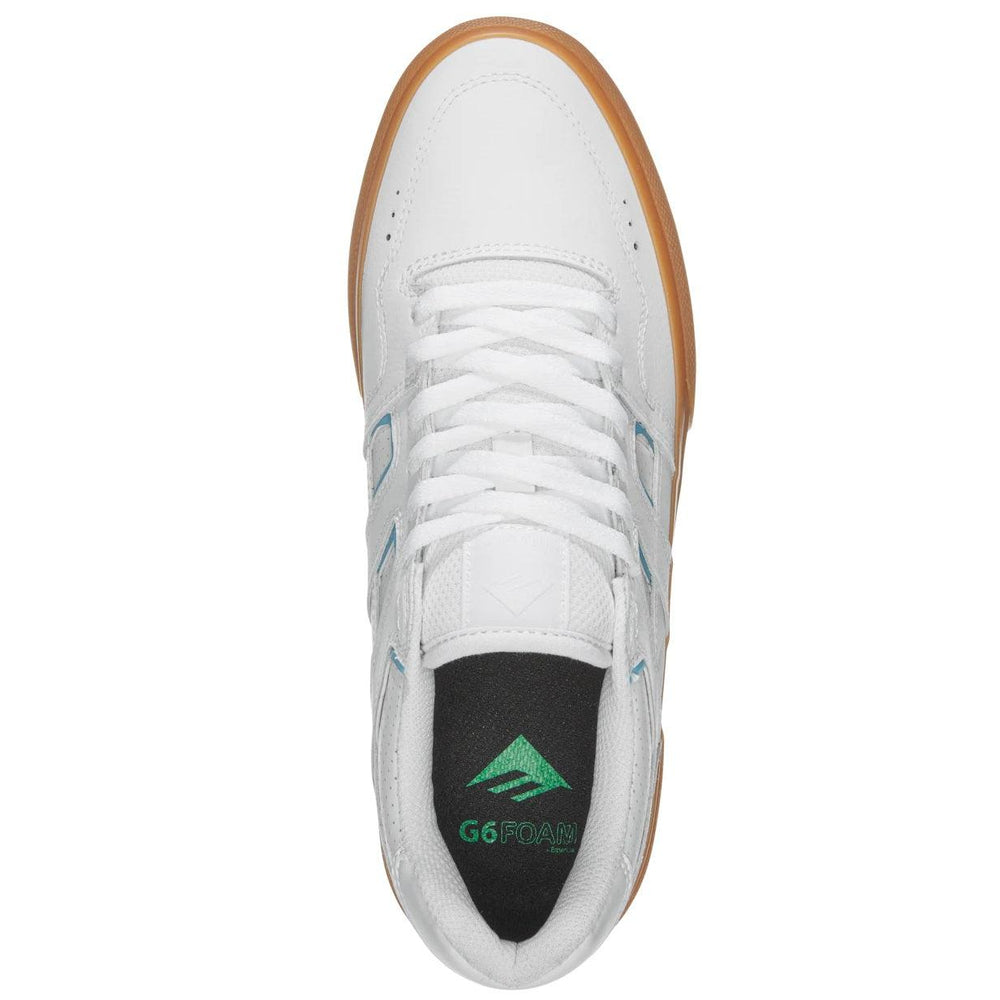 EMERICA Tilt G6 Vulc White/Blue/Gum - Impact Skate