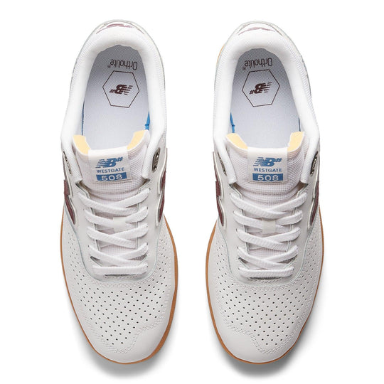NEW BALANCE Westgate 508 White/Red - Impact Skate