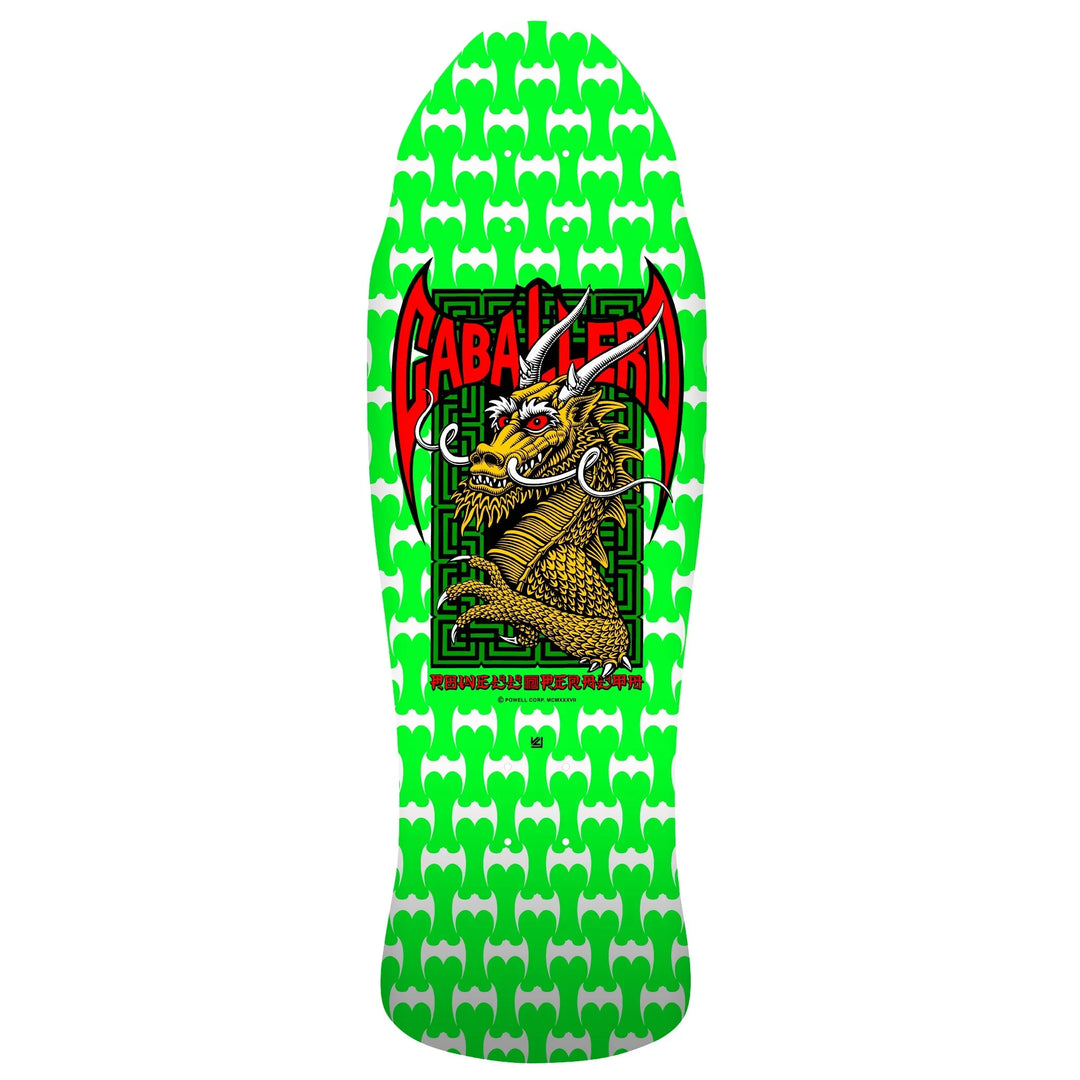 POWELL PERALTA Caballero Street Reissue Green/White Deck 9.625