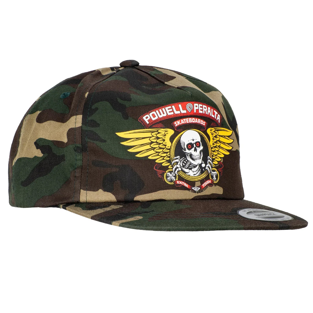 POWELL PERALTA Winged Ripper Snapback Hat Camo