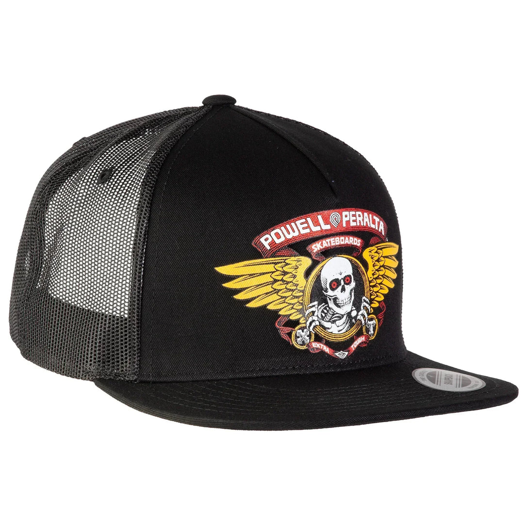 POWELL PERALTA Winged Ripper Trucker Hat Black