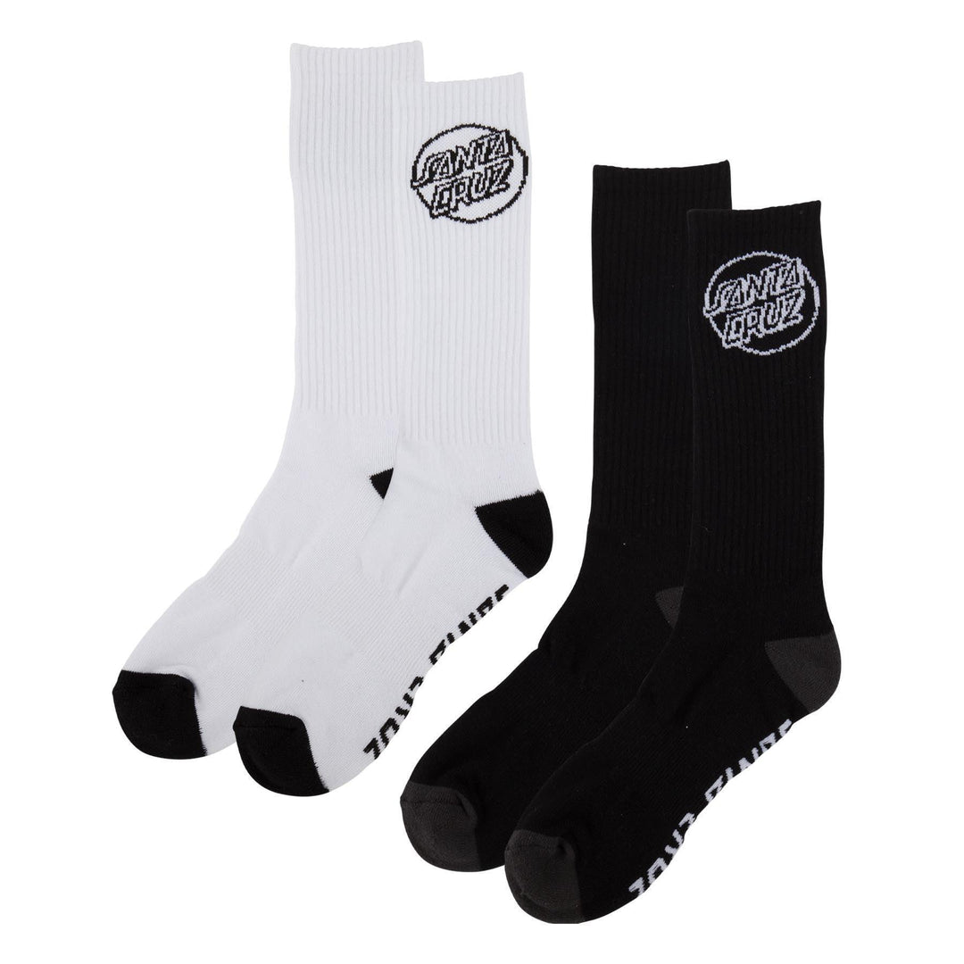 SANTA CRUZ Opus Strip Crew Socks (2 Pack)