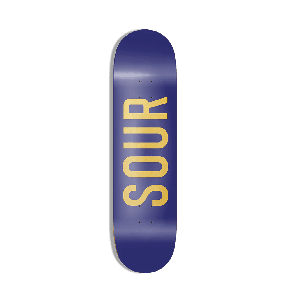 SOUR SOLUTION Army Blue/Yellow Deck 8.5