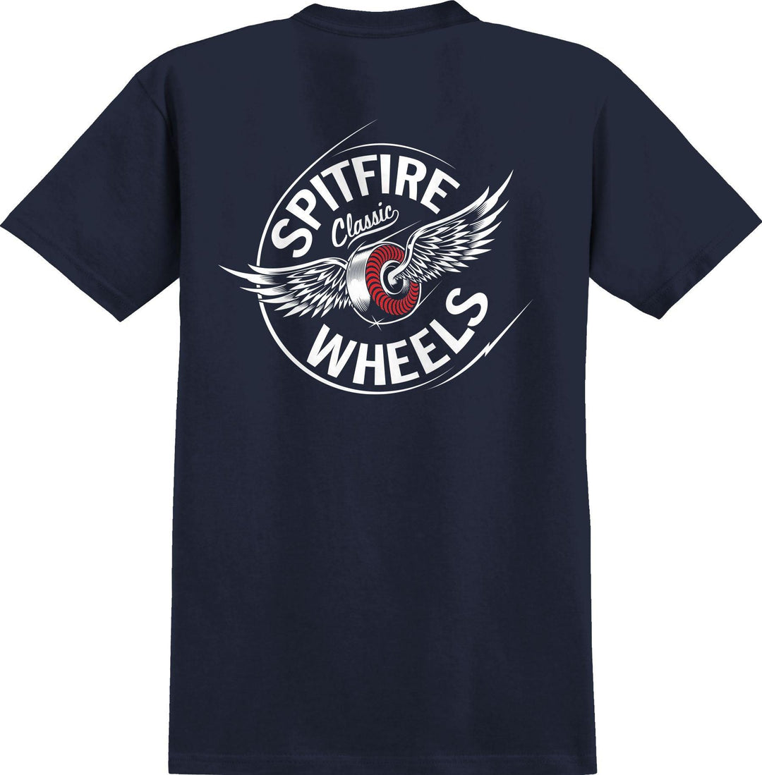 SPITFIRE Flying Classic Tee Navy - Impact Skate
