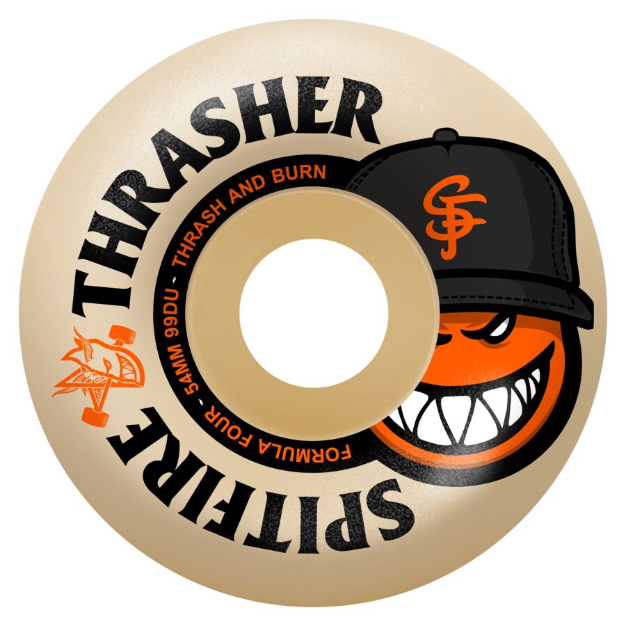 SPITFIRE 54mm Thrasher The City Radial Full Formula Four Wheels