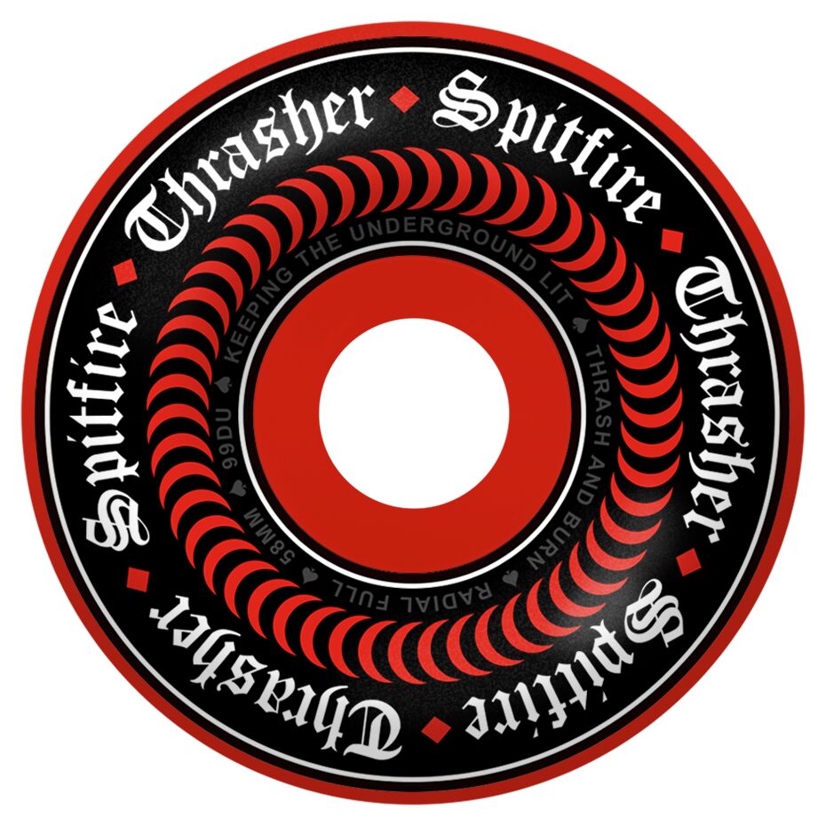 SPITFIRE 58mm Thrasher Oath Radial Full Formula Four Wheels