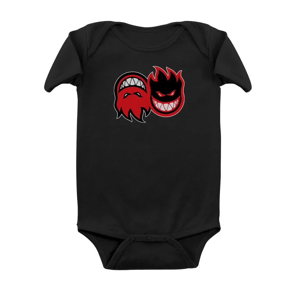 SPITFIRE Toddler Eternal Flame Onesie Black/Red/White
