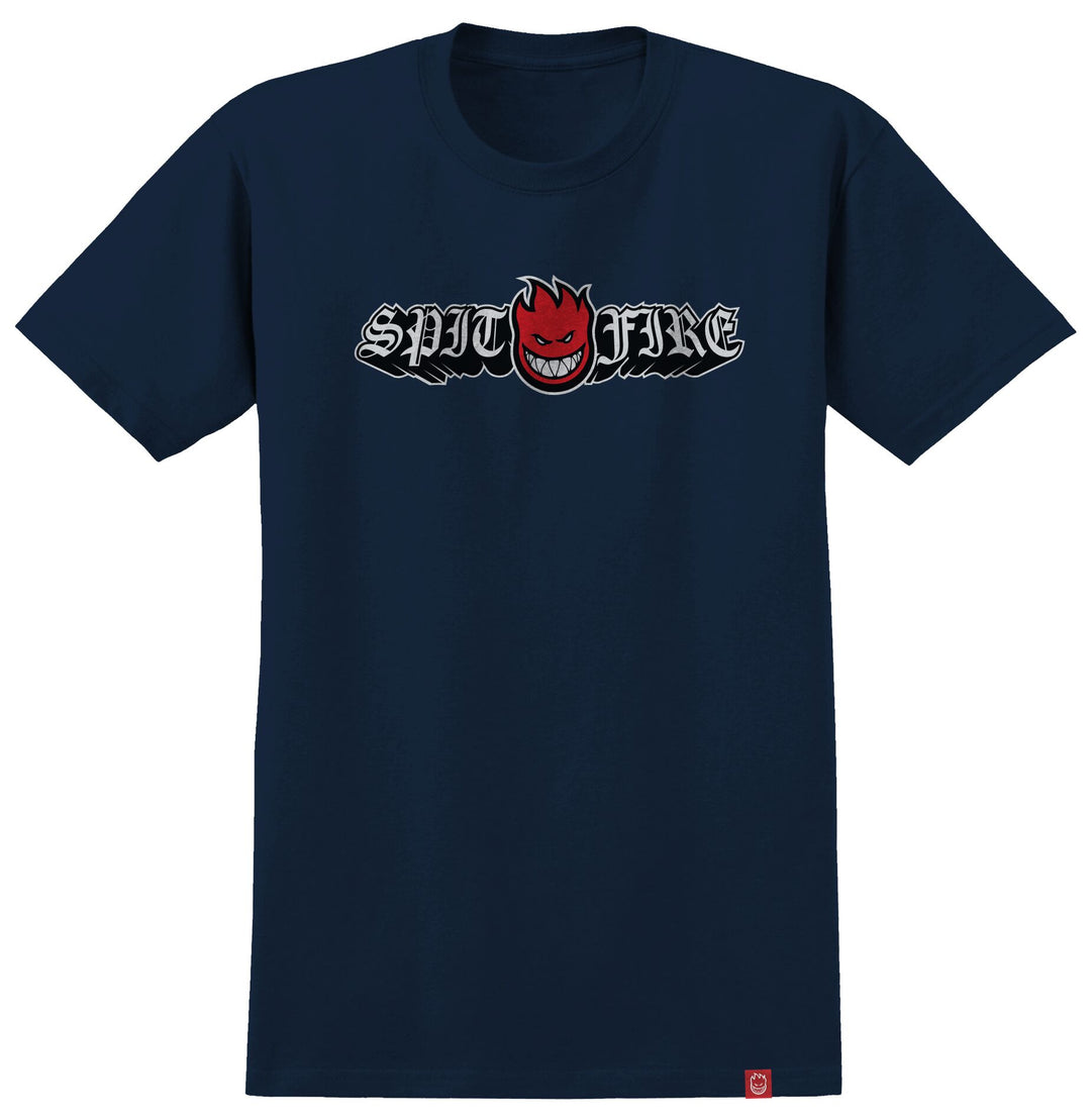 SPITFIRE Youth Old E Drop Bighead Tee Navy
