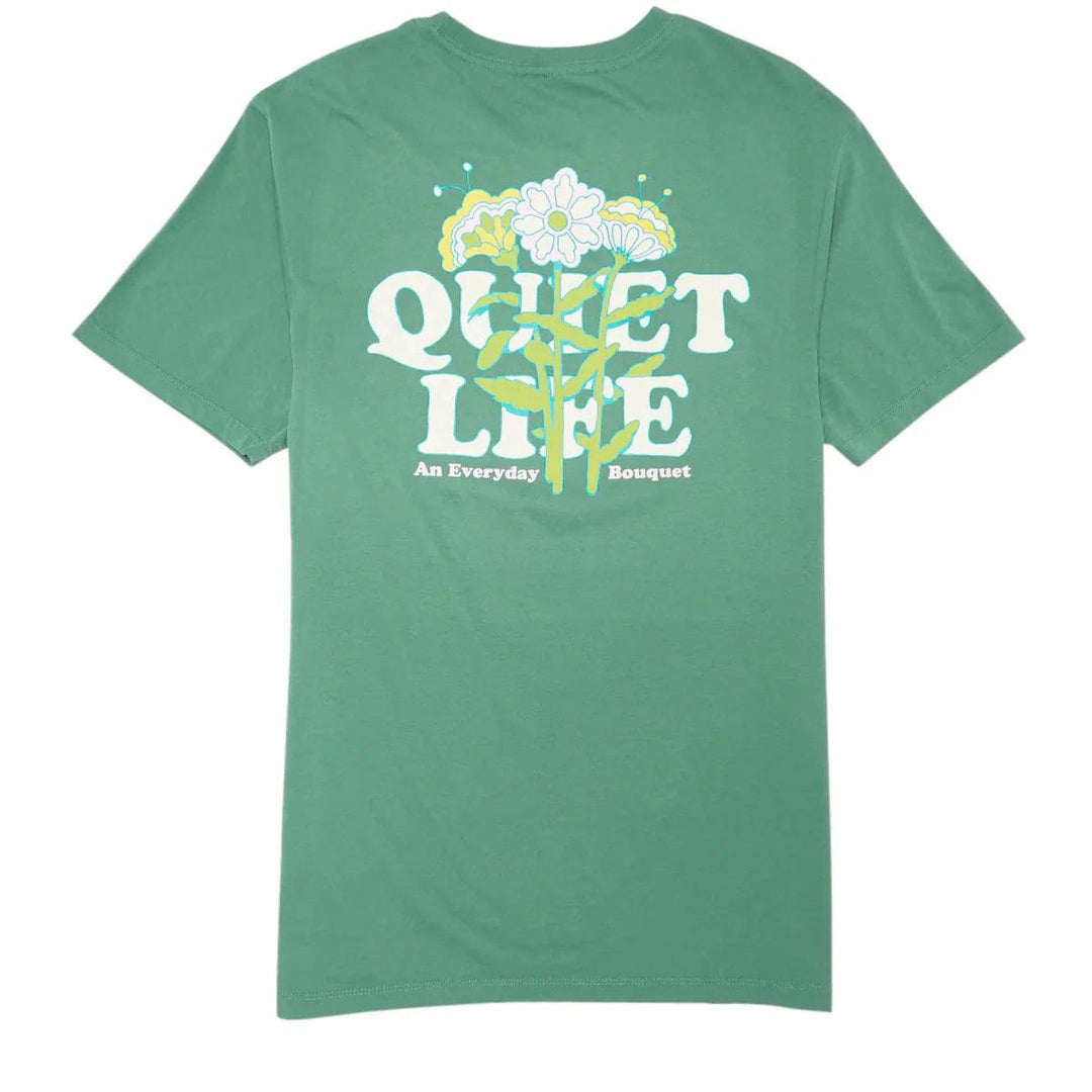QUIET LIFE Everyday Bouquet Tee Hunter Green
