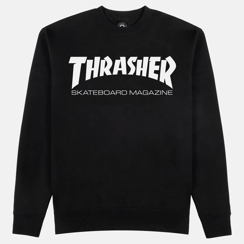 THRASHER Skate Mag Crewneck Black