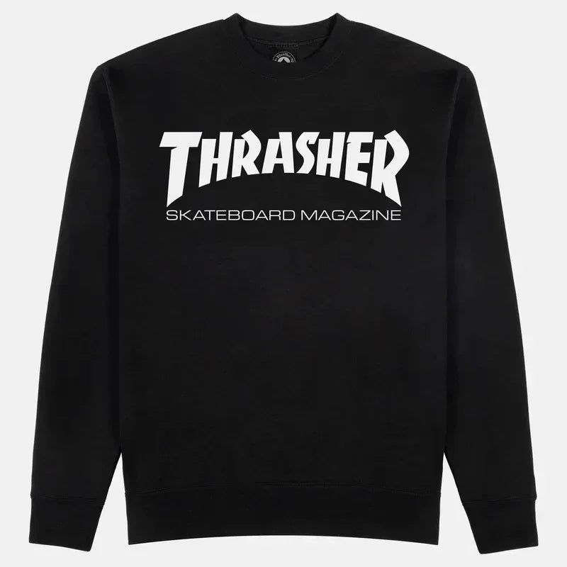 THRASHER Skate Mag Crewneck Black