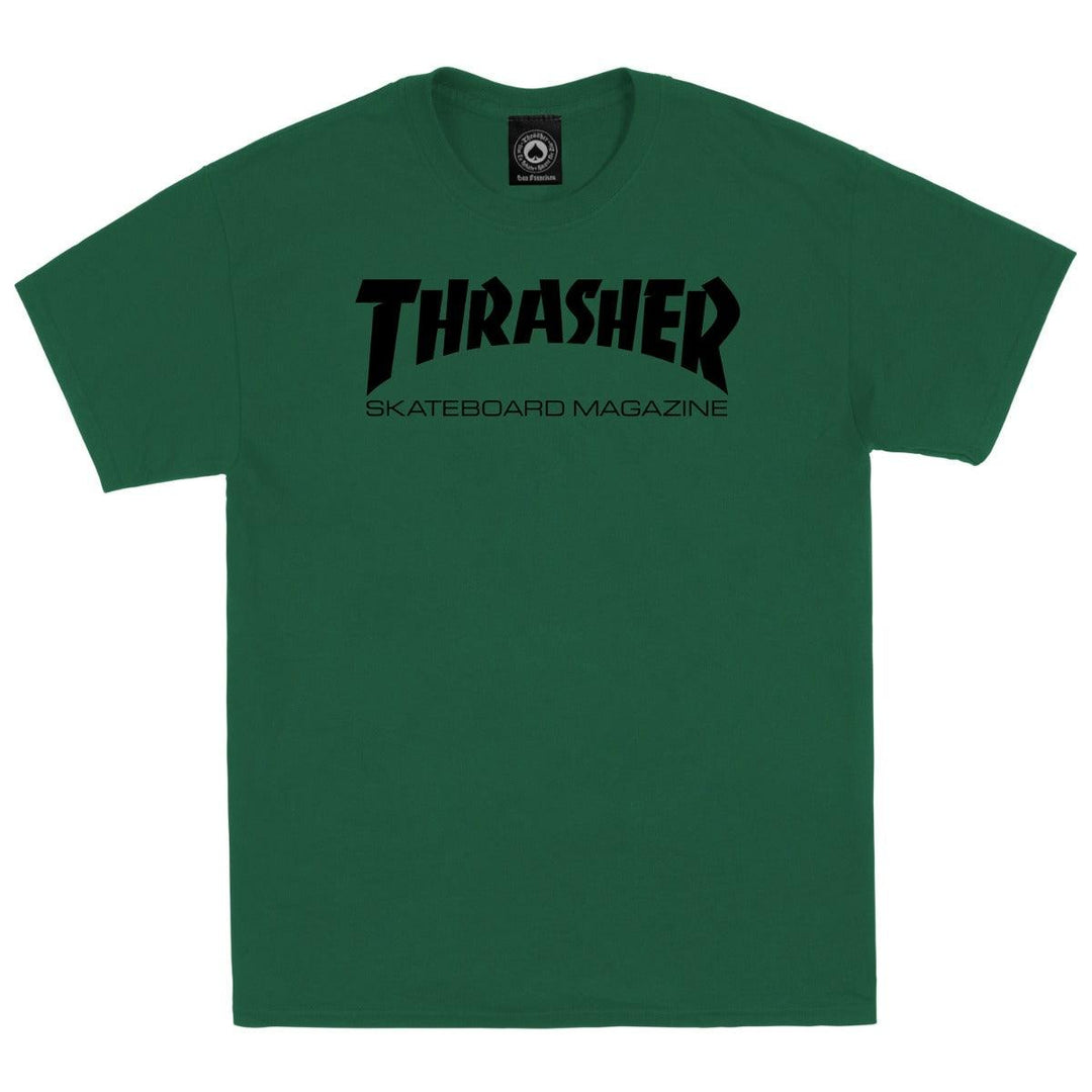 THRASHER Skate Mag Tee Army Green