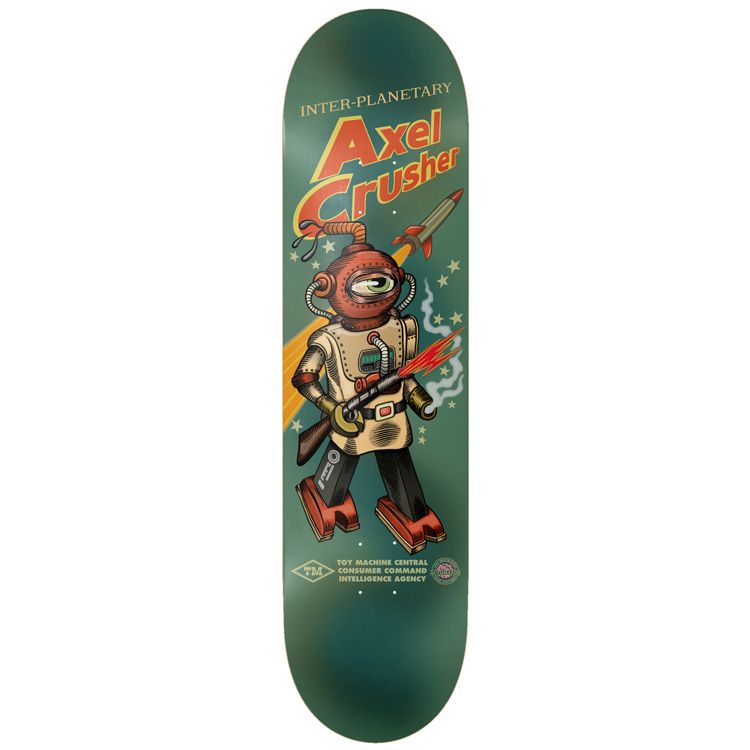 TOY MACHINE Axel Robot Deck 8.0