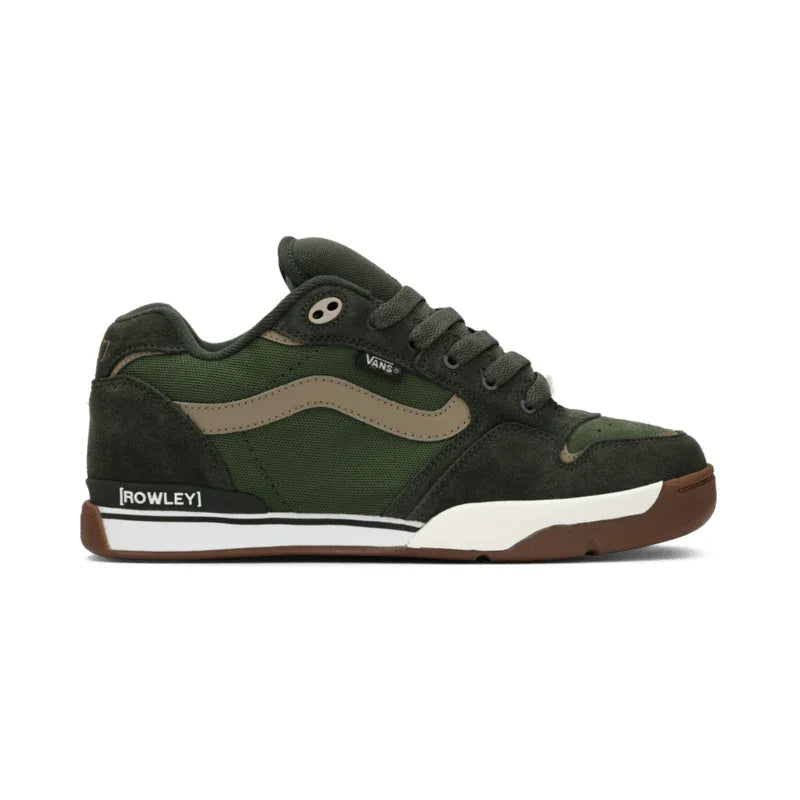 VANS Rowley XLT Dark Green Skateboard Shoes