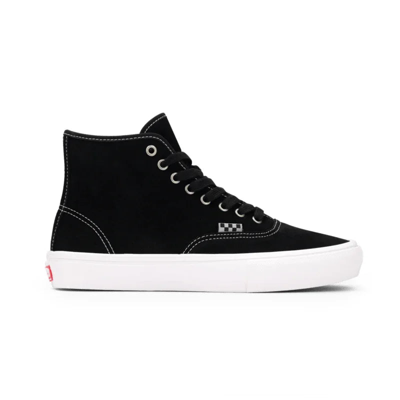 VANS Skate Authentic High Black Suede Shoes
