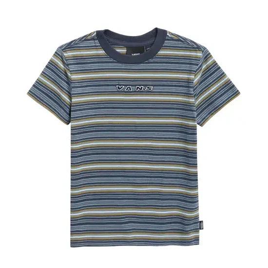 VANS Youth Cameron Stripe Tee Stormy Weather/Parisian Night