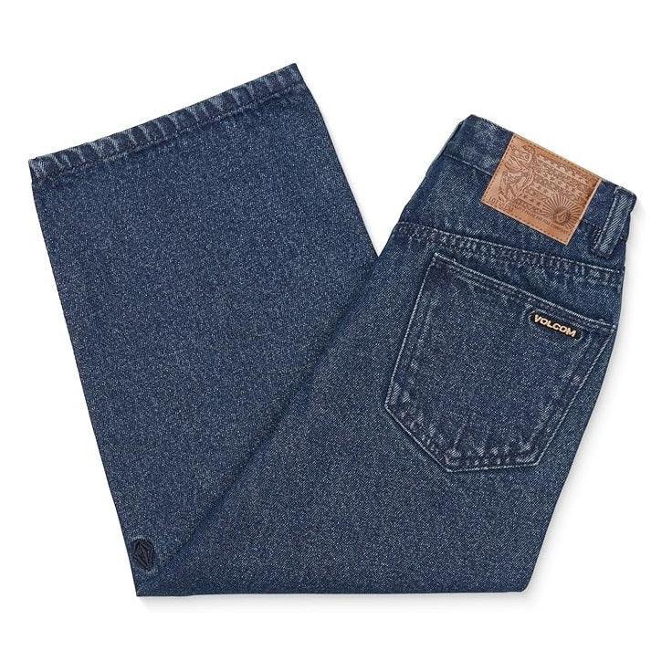 VOLCOM Youth Billow Denim Pants Medium Wash