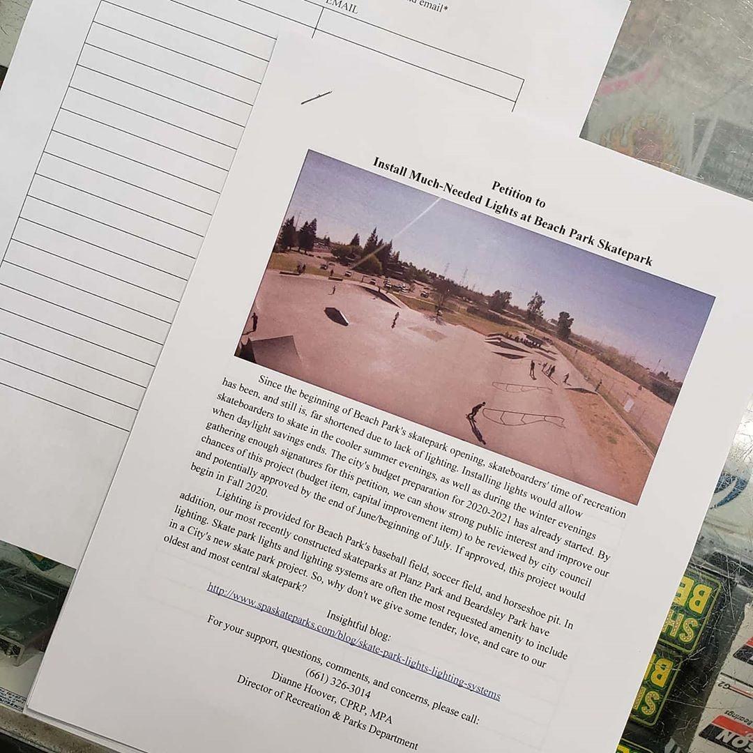 Petition to Install Lights at Beach Park Skatepark - Impact Skate