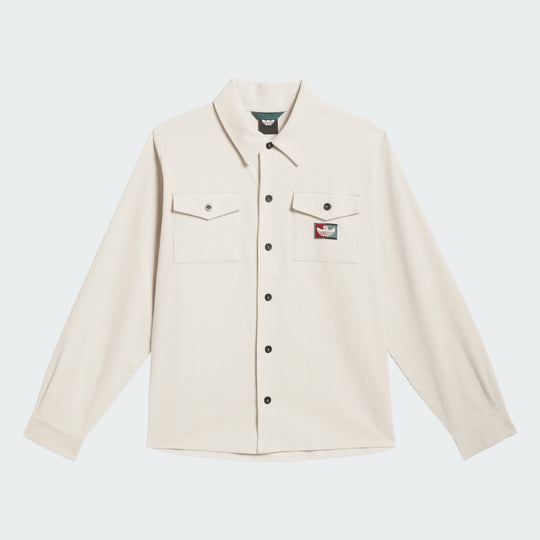 ADIDAS Shmoo Cord Shirt Aluminal/Shadow Red