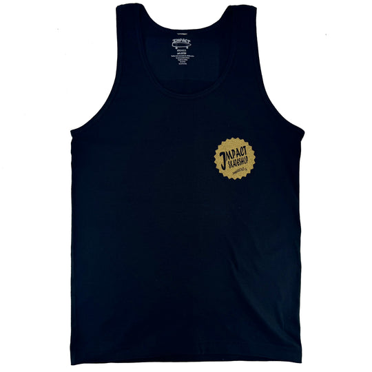 IMPACT Staple Tank Top Black/Gold