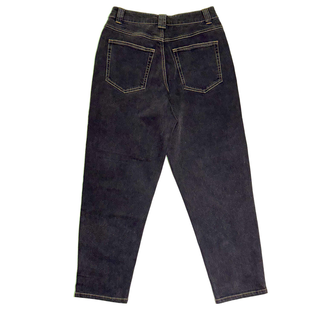 IMPACT Relaxed Denim Pants Washed Black