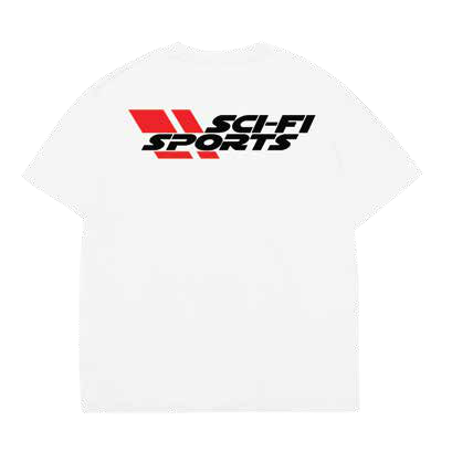 SCI-FI FANTASY Sports 2 Tee White