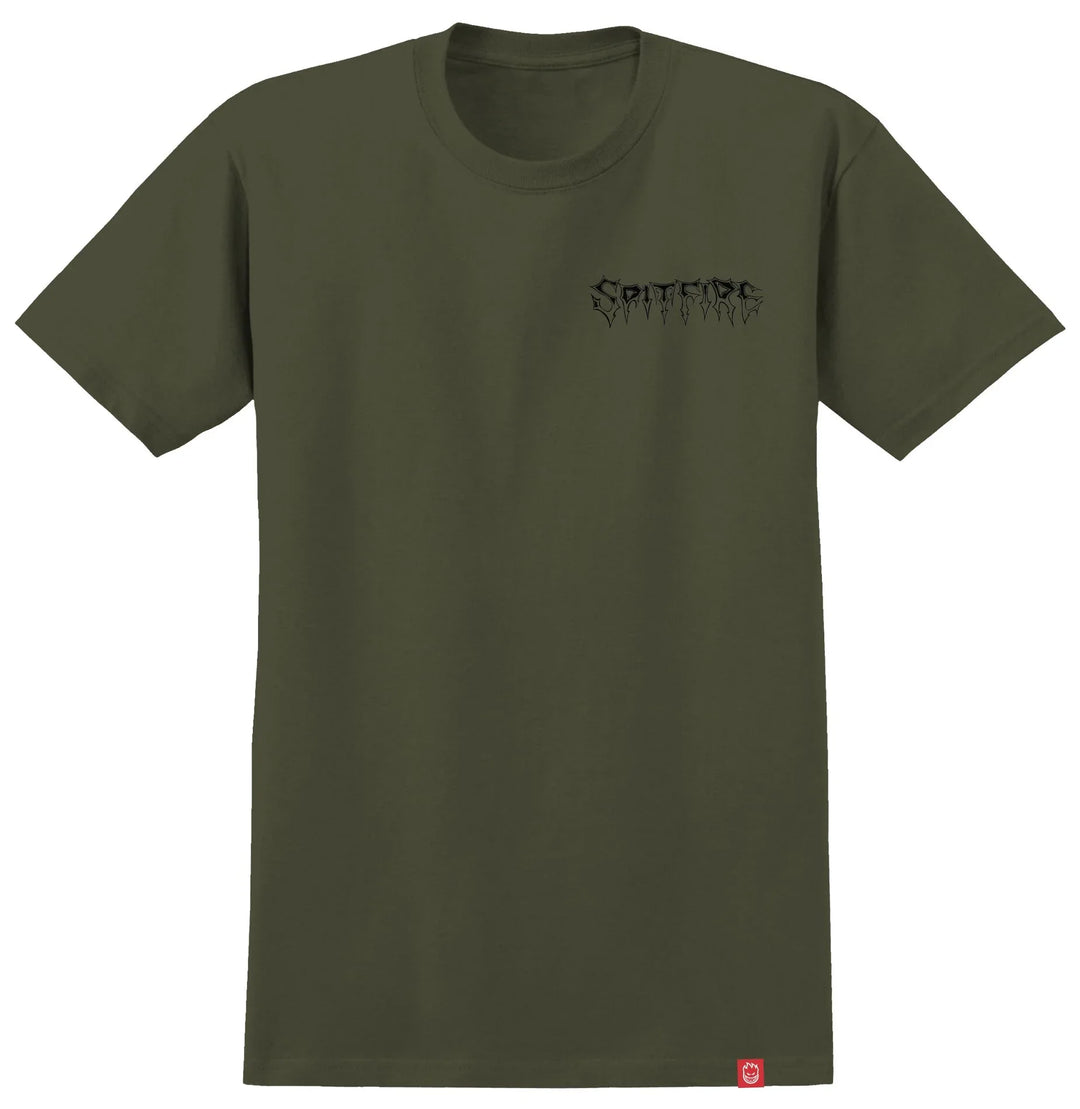 SPITFIRE Batwing Classic Tee Military Green/Black