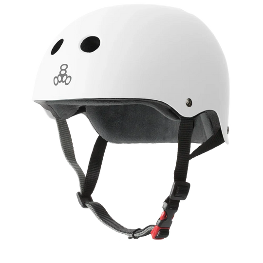 TRIPLE 8 Certified Sweatsaver Helmet White Matte