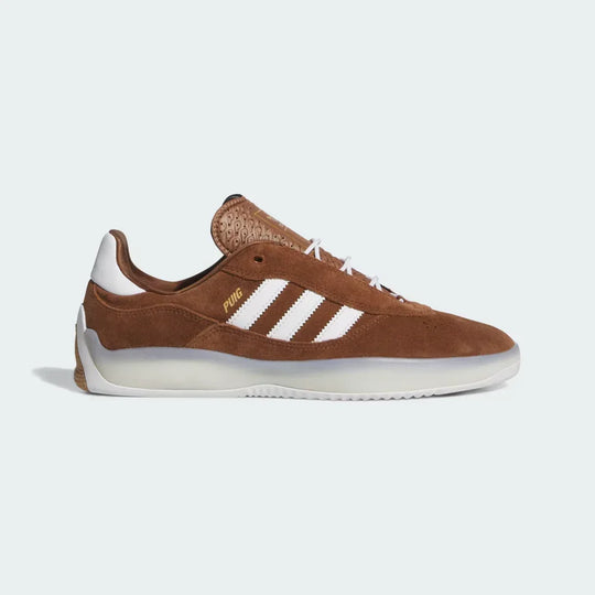 ADIDAS Puig Preloved Brown/Cloud White/Gold Metallic Skateboard Shoes